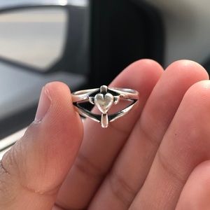James Avery Cross Heart Ring